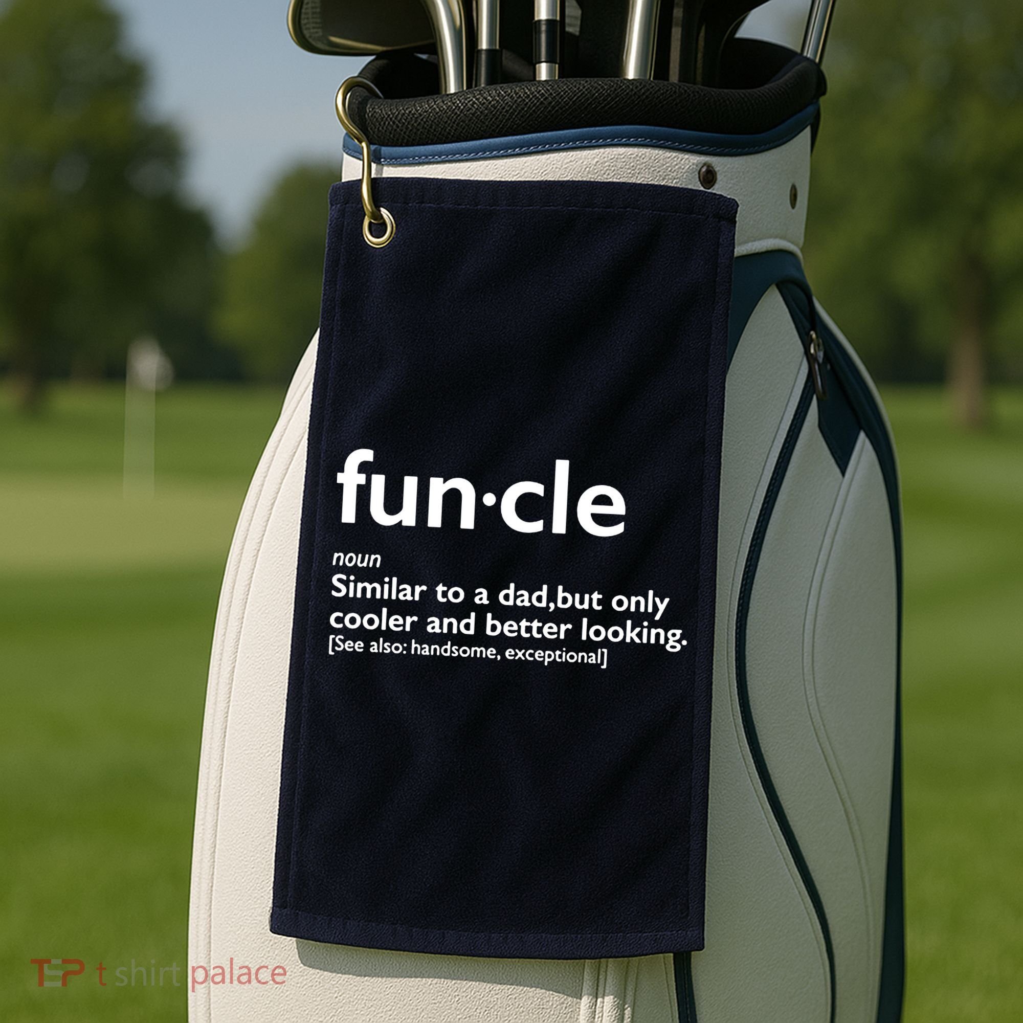 Funcle Uncle Funny Golf Towel