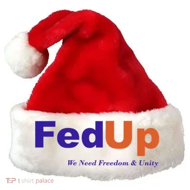 Fed Up Santa Hat