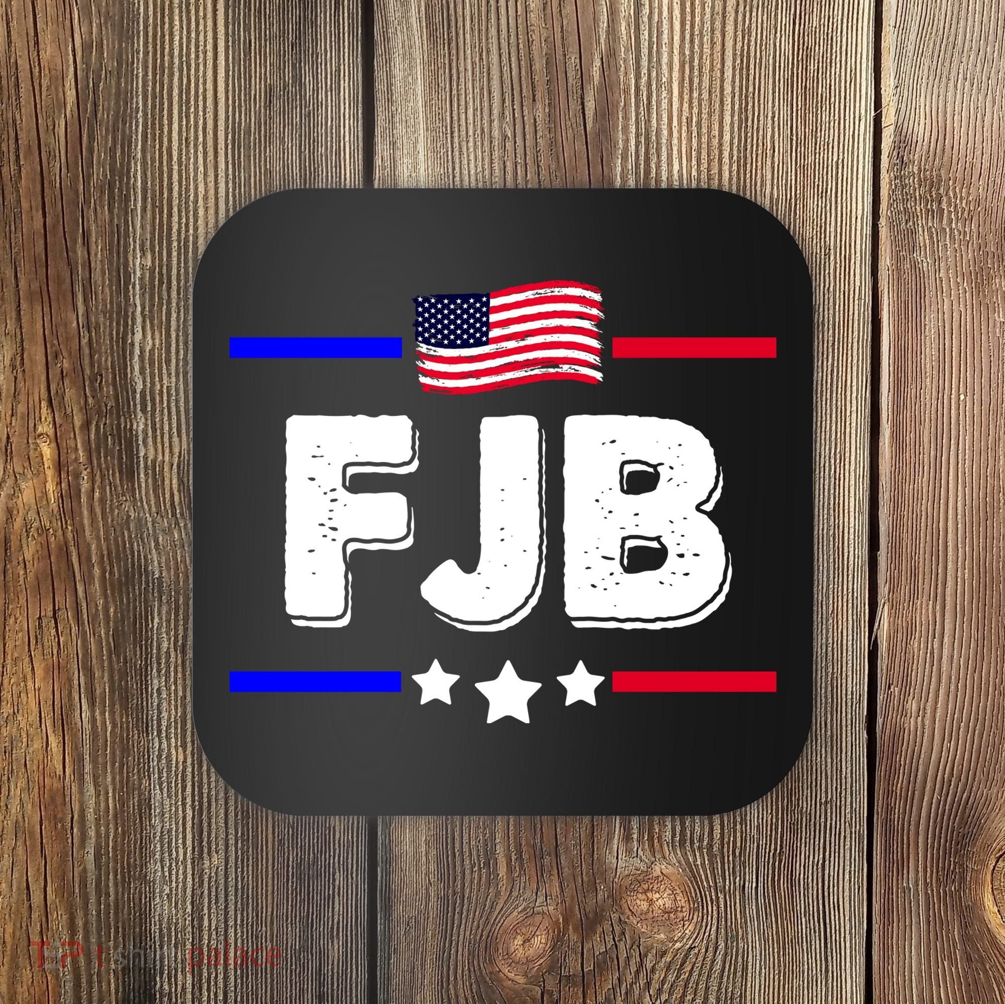 FJB US Flag F Joe Biden Coaster