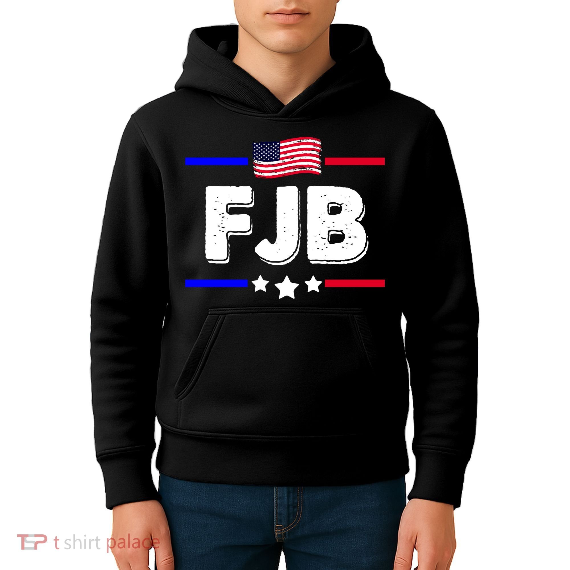 FJB US Flag F Joe Biden Kids Hoodie