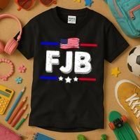 FJB US Flag F Joe Biden Kids T-Shirt thumb 3