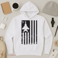 F15 USA FLAG Eagle Fighter Jet For Usaf Pilot Or Crew Hoodie thumb 3