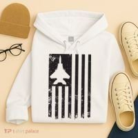 F15 USA FLAG Eagle Fighter Jet For Usaf Pilot Or Crew Hoodie thumb 4