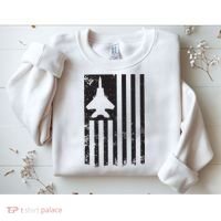 F15 USA FLAG Eagle Fighter Jet For Usaf Pilot Or Crew Sweatshirt thumb 2