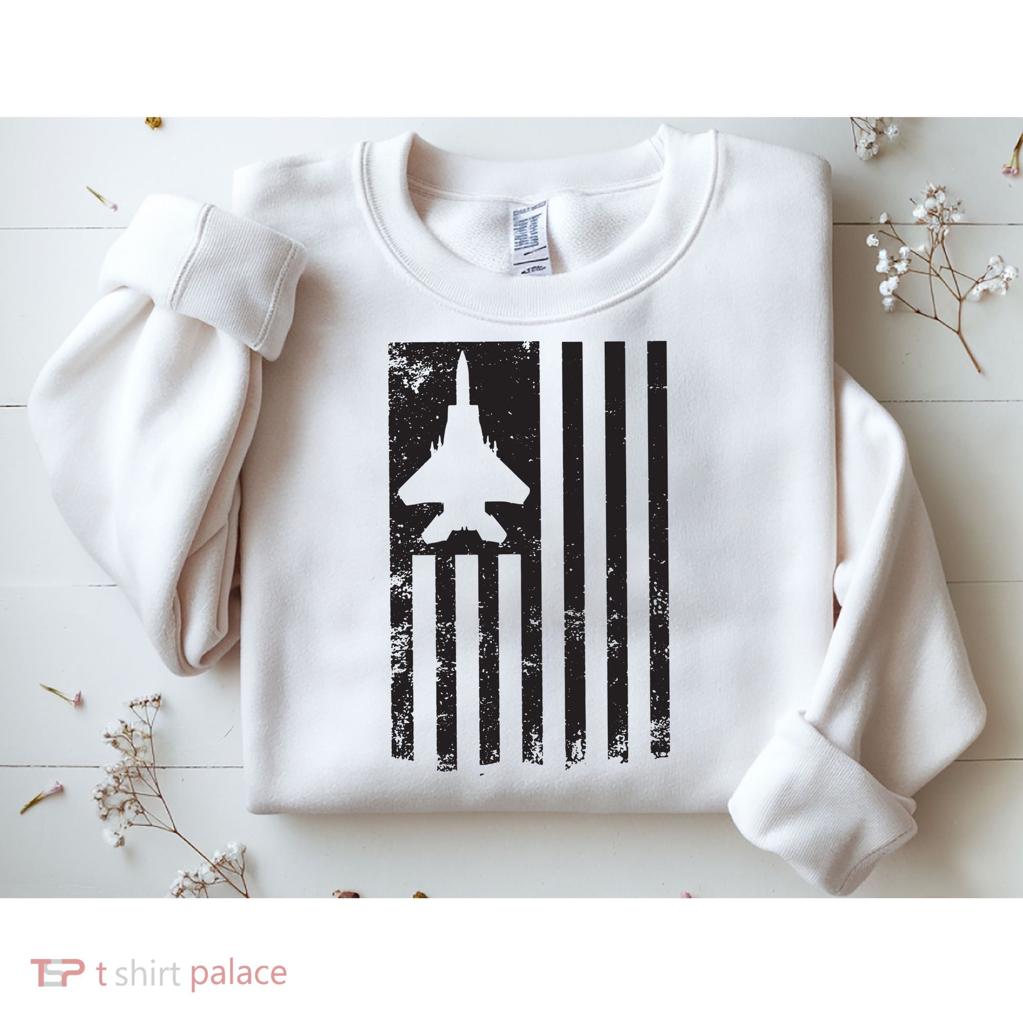 F15 USA FLAG Eagle Fighter Jet For Usaf Pilot Or Crew Sweatshirt