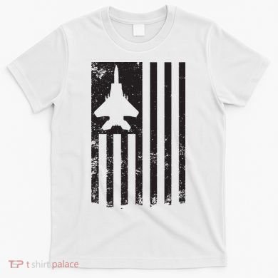 F15 USA FLAG Eagle Fighter Jet For Usaf Pilot Or Crew T-Shirt