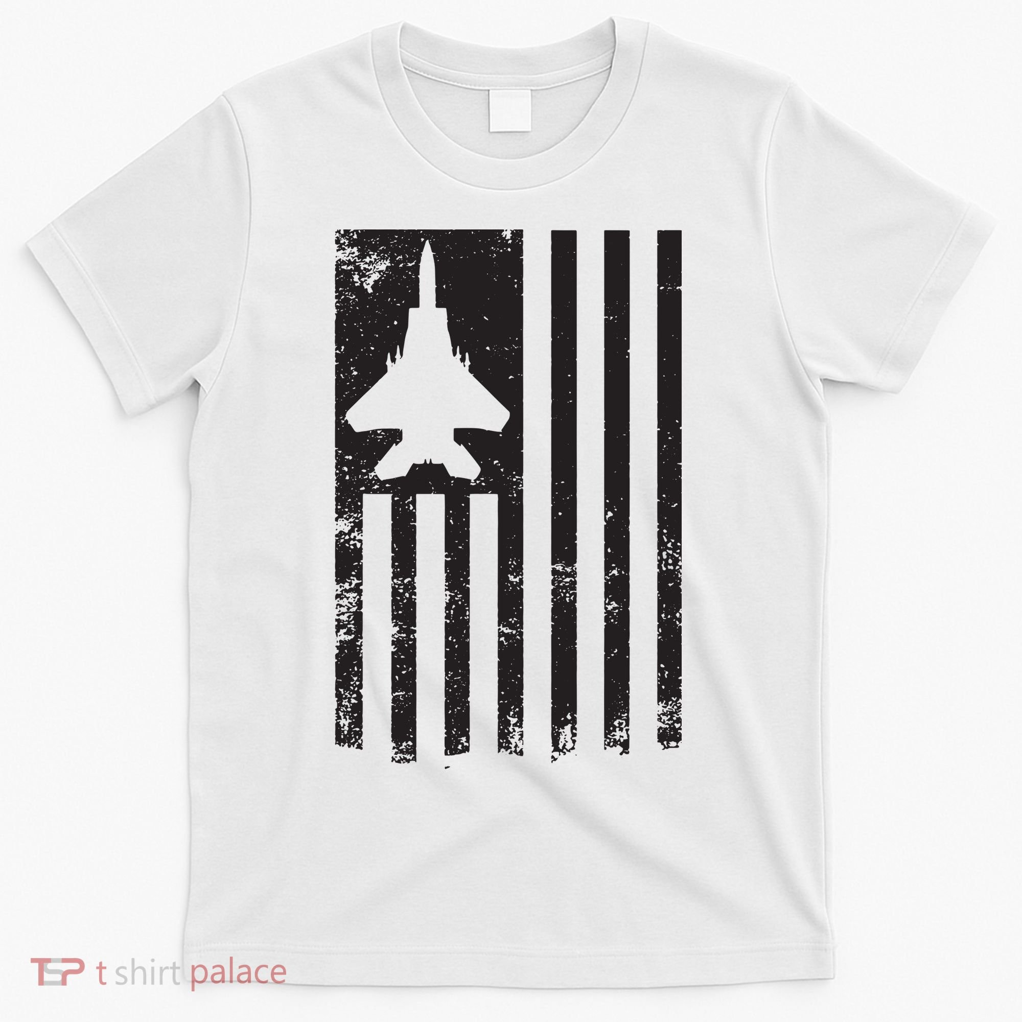 F15 USA FLAG Eagle Fighter Jet For Usaf Pilot Or Crew T-Shirt