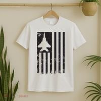 F15 USA FLAG Eagle Fighter Jet For Usaf Pilot Or Crew T-Shirt thumb 2