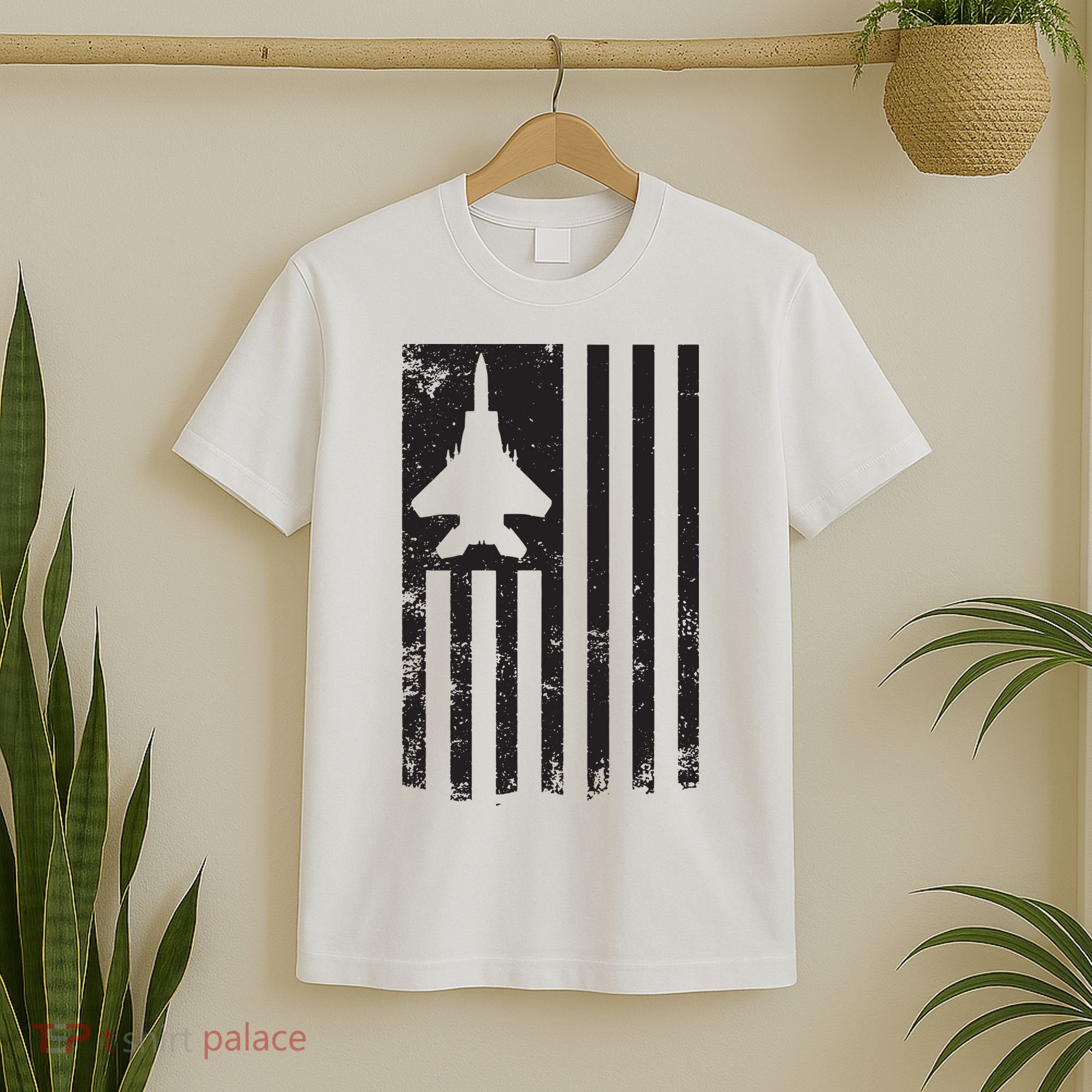 F15 USA FLAG Eagle Fighter Jet For Usaf Pilot Or Crew T-Shirt