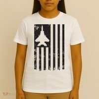 F15 USA FLAG Eagle Fighter Jet For Usaf Pilot Or Crew T-Shirt thumb 4