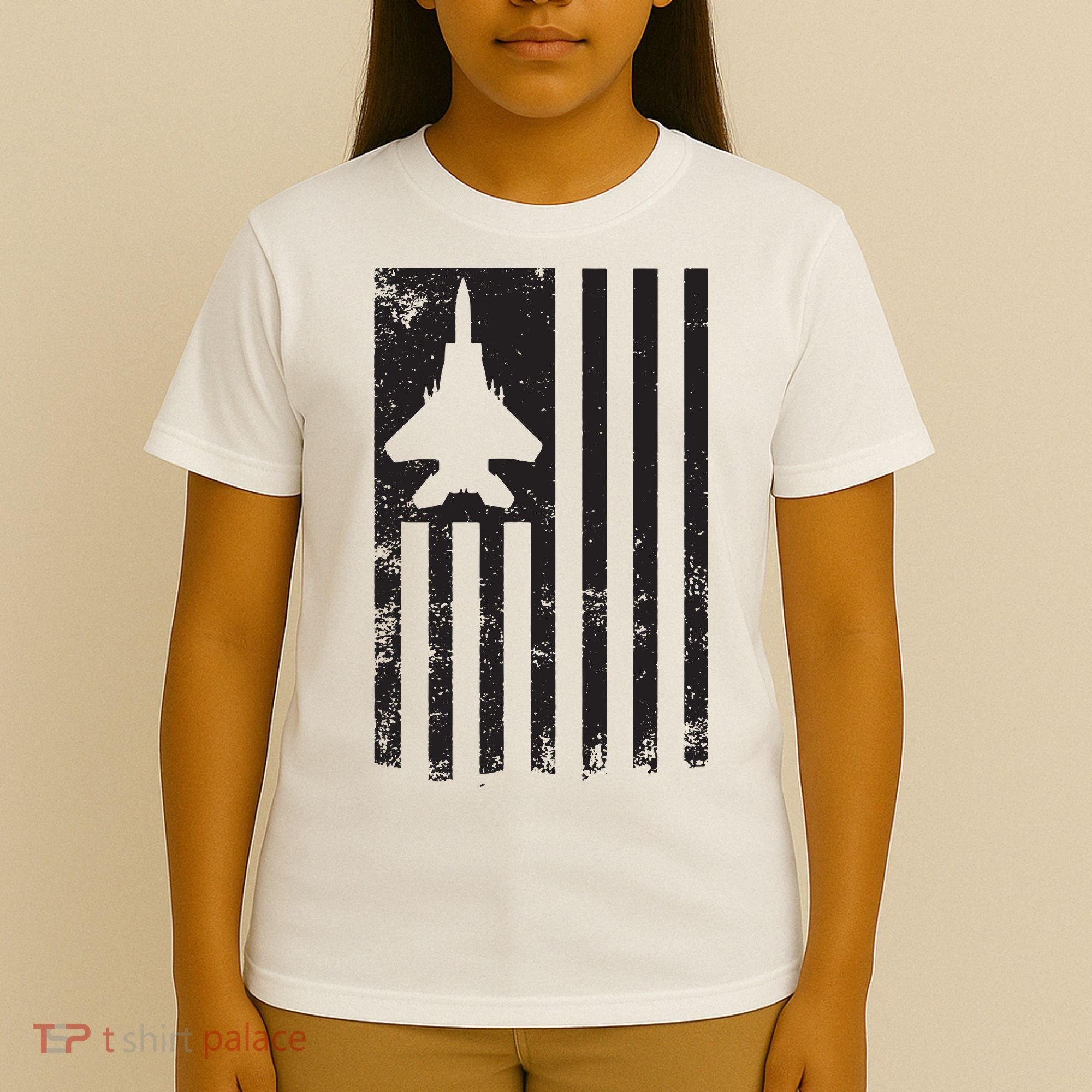 F15 USA FLAG Eagle Fighter Jet For Usaf Pilot Or Crew T-Shirt