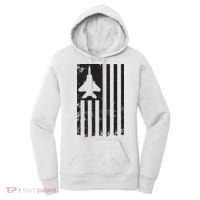 F15 USA FLAG Eagle Fighter Jet For Usaf Pilot Or Crew Women's Hoodie thumb 0