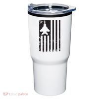 F15 USA FLAG Eagle Fighter Jet For Usaf Pilot Or Crew Tumbler thumb 0