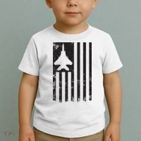 F15 USA FLAG Eagle Fighter Jet For Usaf Pilot Or Crew Toddler T-Shirt thumb 2