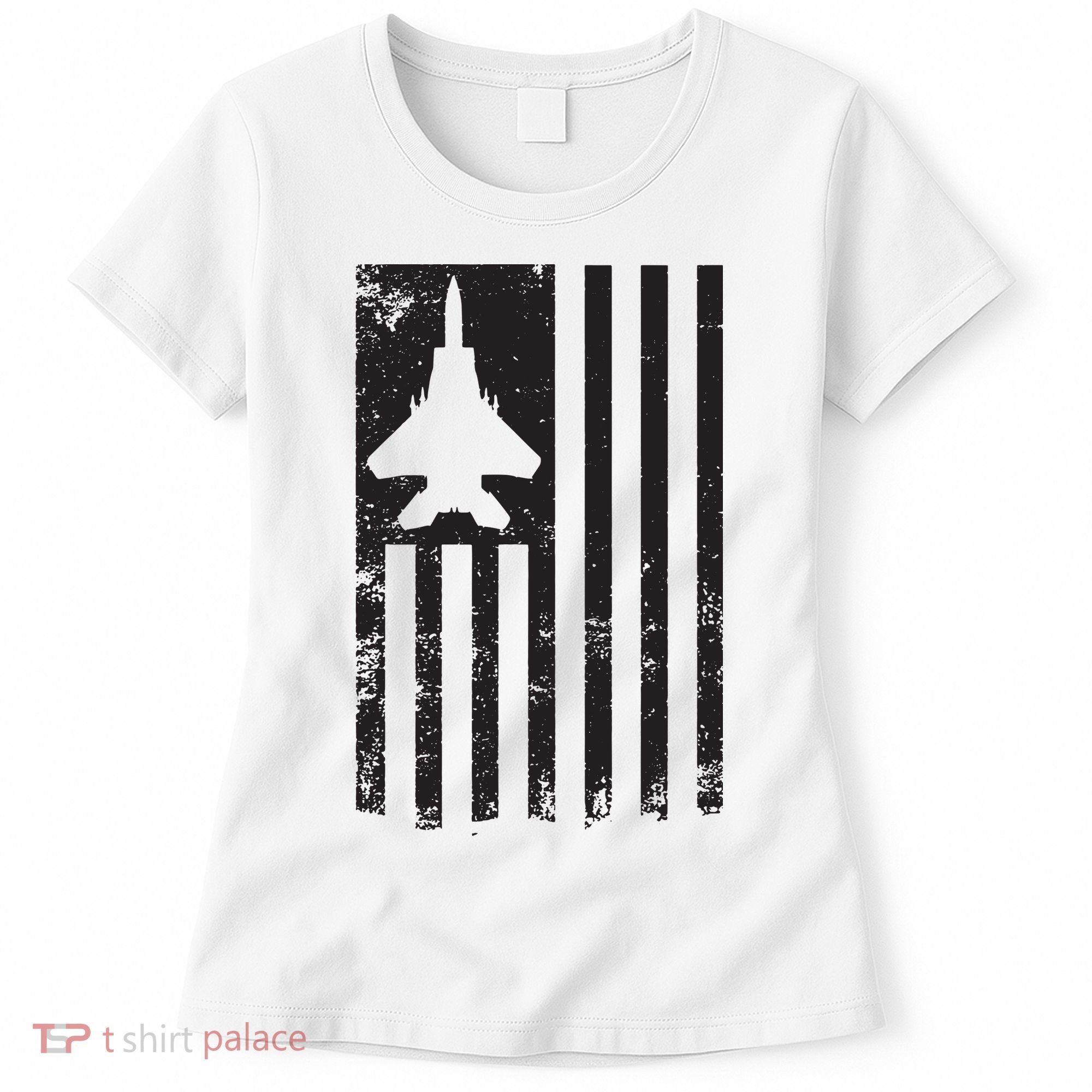 F15 USA FLAG Eagle Fighter Jet For Usaf Pilot Or Crew Women's T-Shirt
