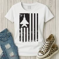 F15 USA FLAG Eagle Fighter Jet For Usaf Pilot Or Crew Women's T-Shirt thumb 3