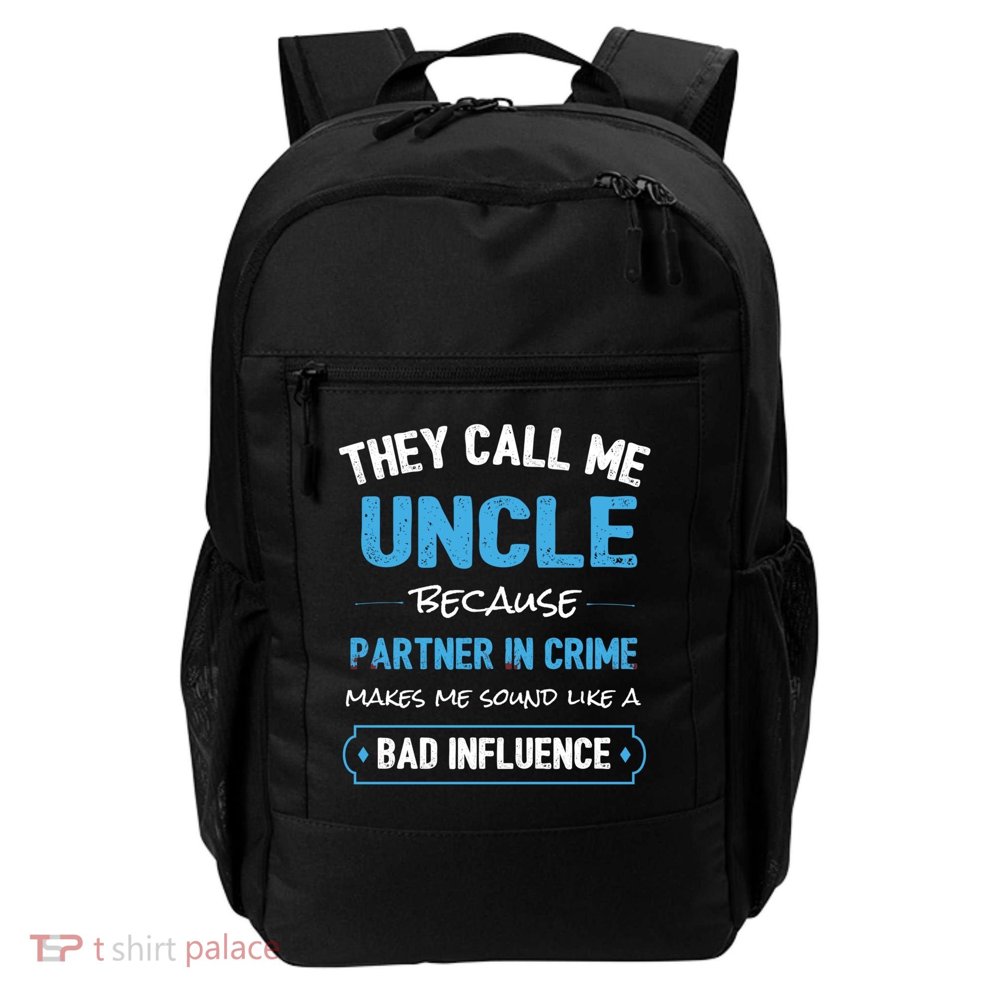 Funny Uncle Gifgift Uncle Partner In Crime Gift Cool Gift Backpack
