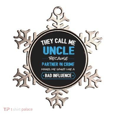 Funny Uncle Gifgift Uncle Partner In Crime Gift Cool Gift Ornament