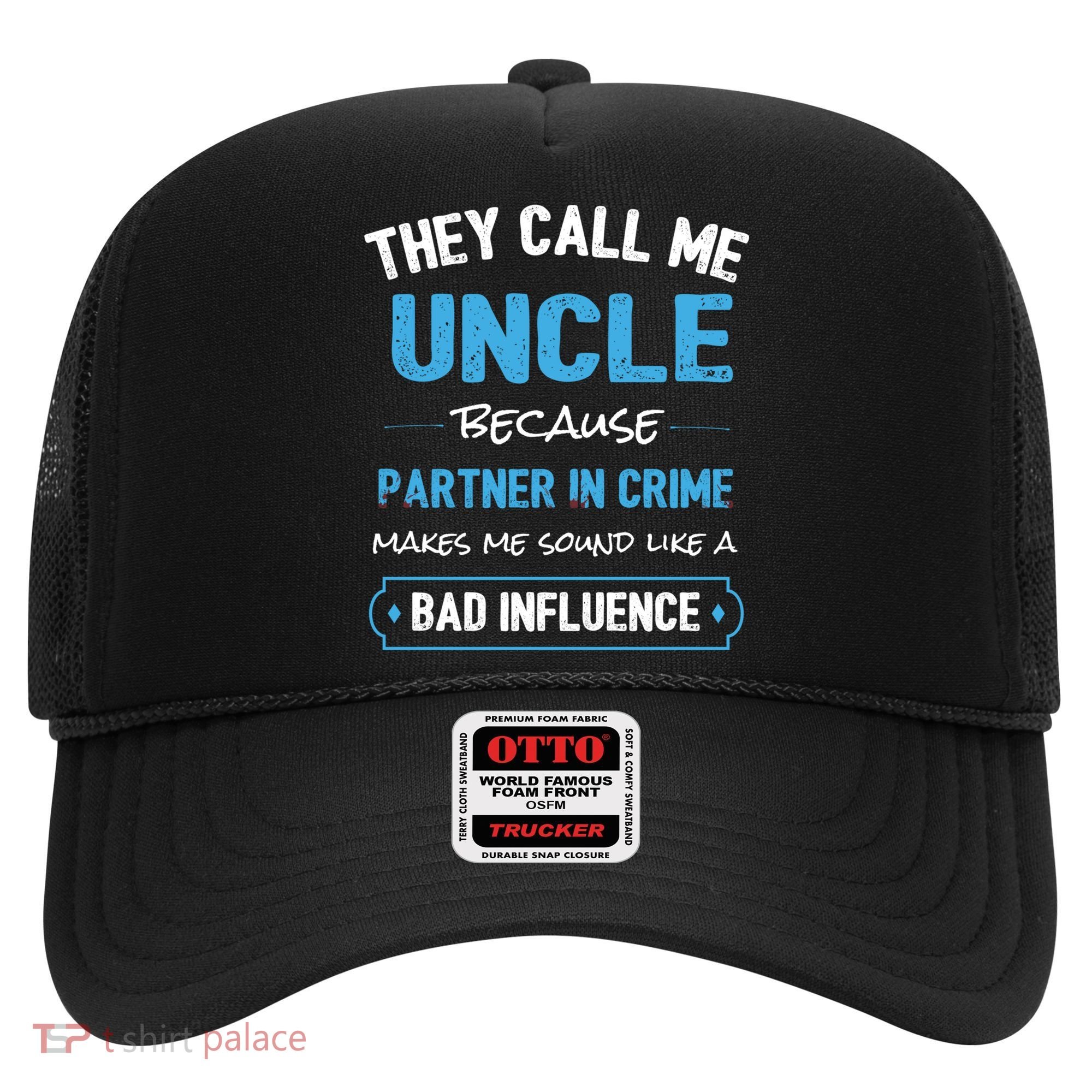 Funny Uncle Gifgift Uncle Partner In Crime Gift Cool Gift Hat
