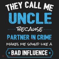 Funny Uncle Gifgift Uncle Partner In Crime Gift Cool Gift Hat thumb 2