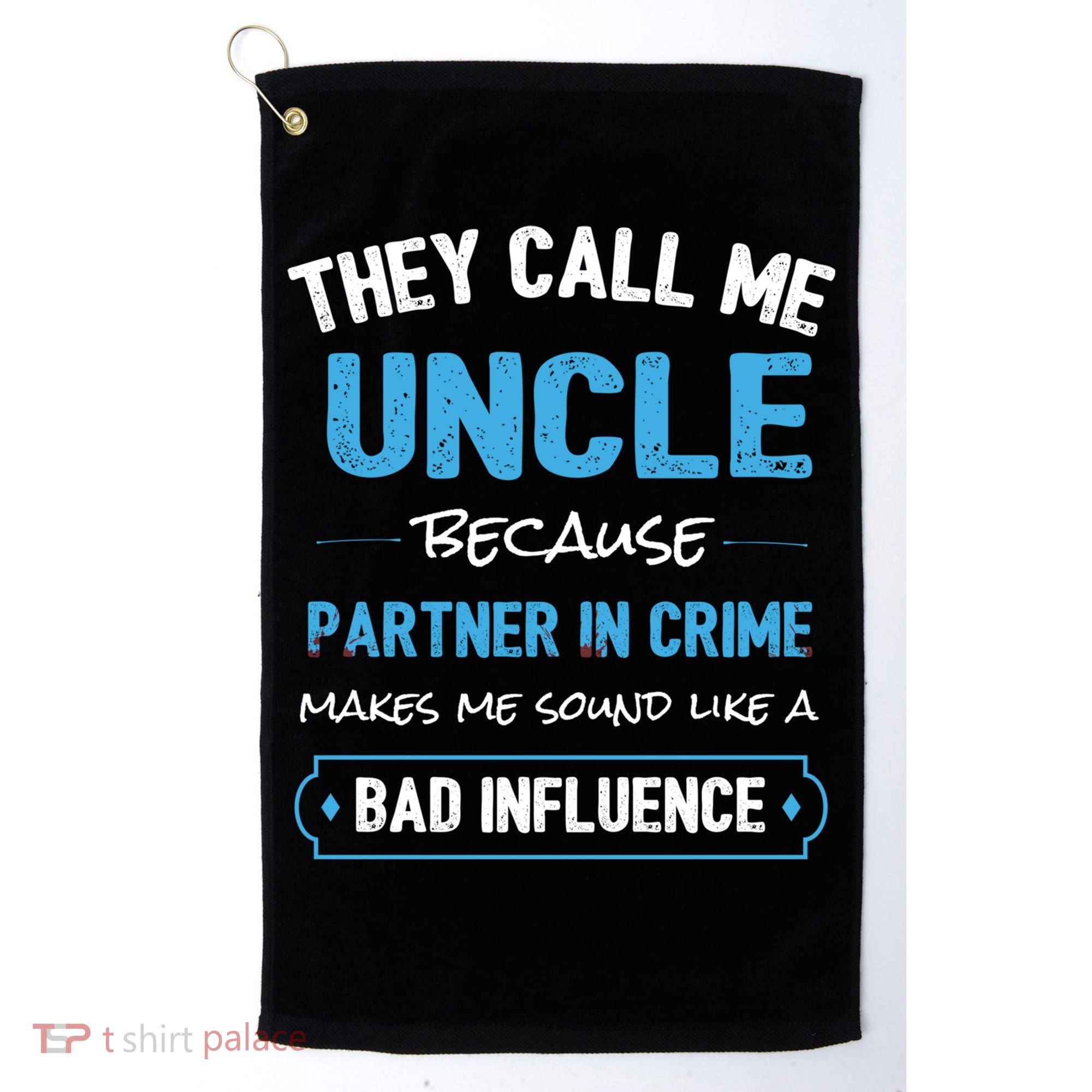 Funny Uncle Gifgift Uncle Partner In Crime Gift Cool Gift Golf Towel