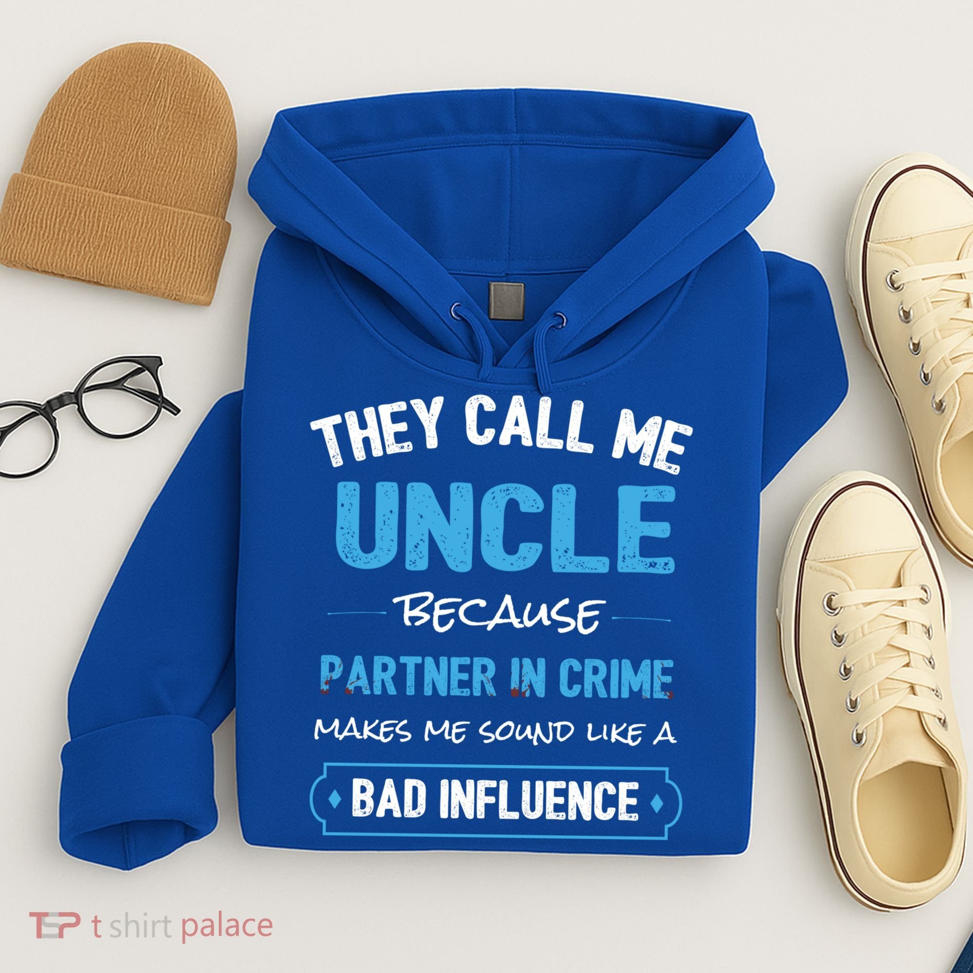 Funny Uncle Gifgift Uncle Partner In Crime Gift Cool Gift Hoodie