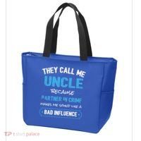 Funny Uncle Gifgift Uncle Partner In Crime Gift Cool Gift Tote Bag thumb 3