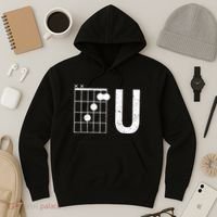 F U Guitar Chord Music Hoodie thumb 3
