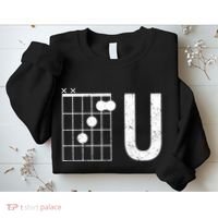 F U Guitar Chord Music Sweatshirt thumb 2