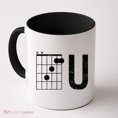 F U Guitar Chord Music Coffee Mug
