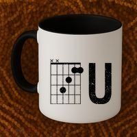 F U Guitar Chord Music Coffee Mug thumb 2