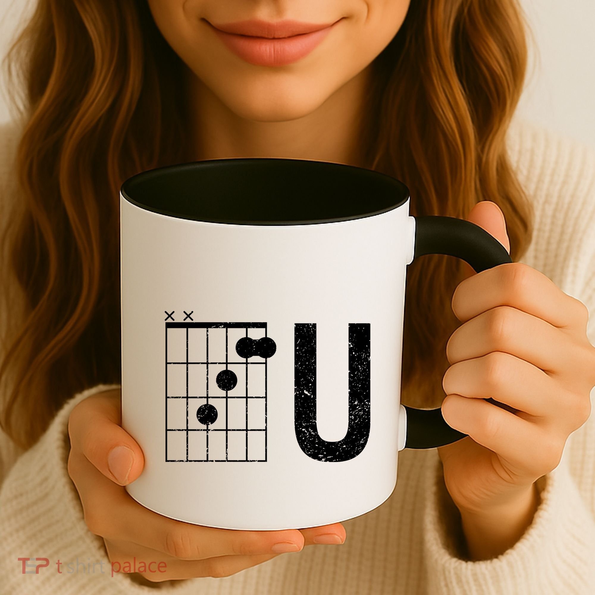 F U Guitar Chord Music Coffee Mug