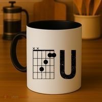 F U Guitar Chord Music Coffee Mug thumb 4