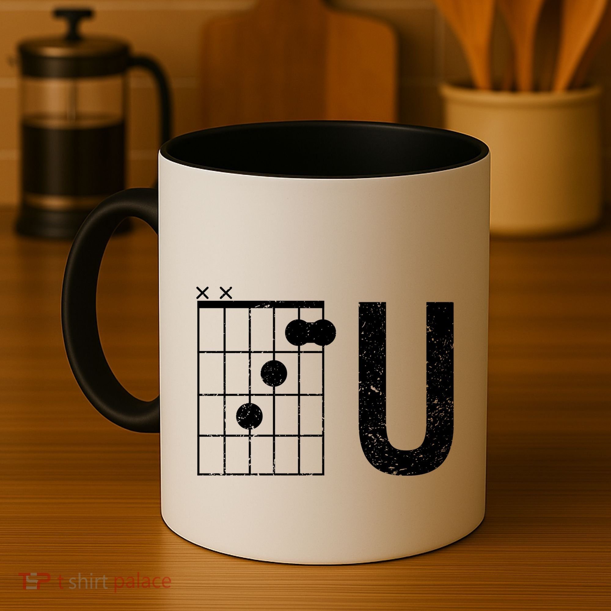 F U Guitar Chord Music Coffee Mug