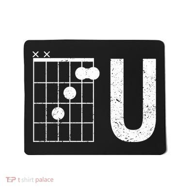 F U Guitar Chord Music Mousepad