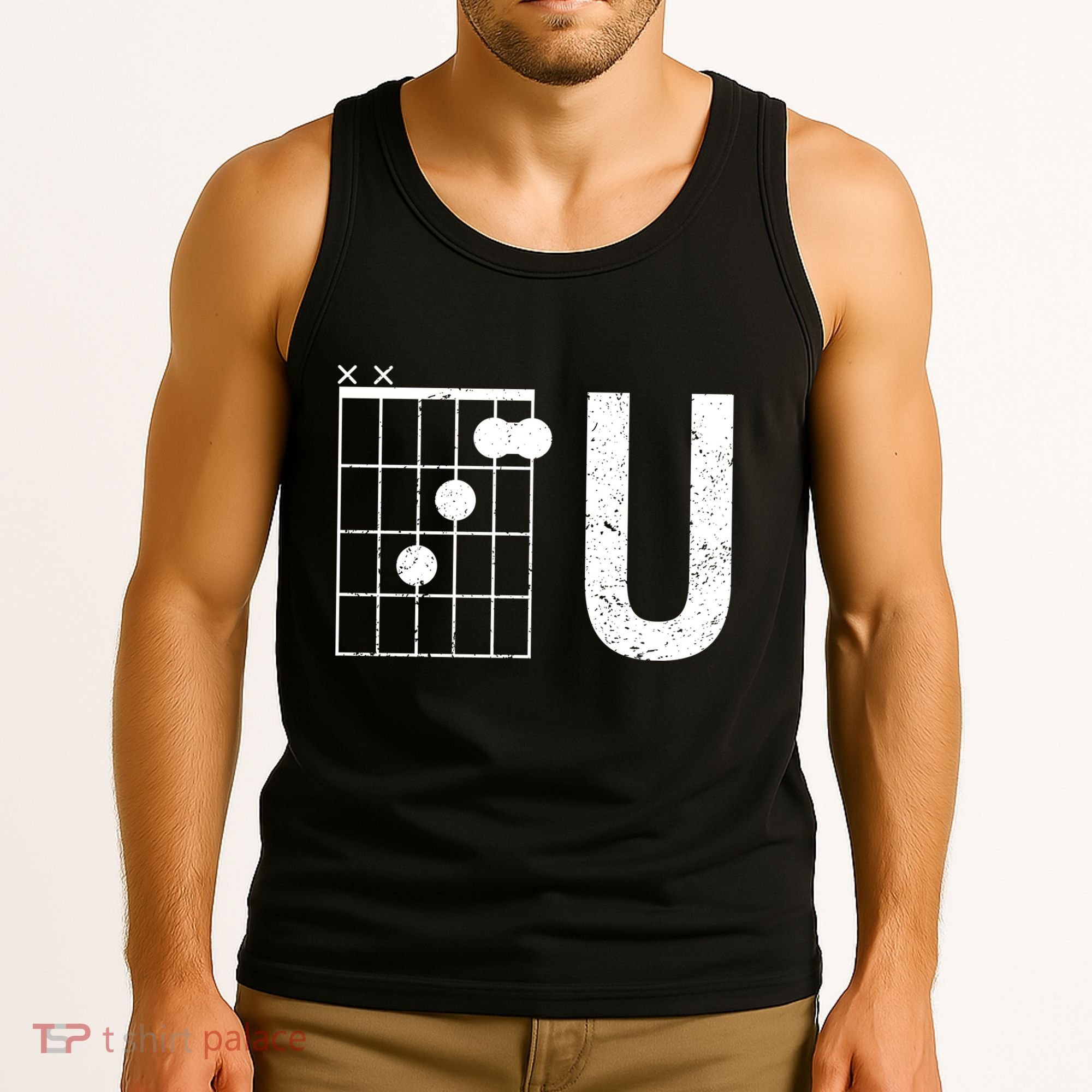 F U Guitar Chord Music Tank Top