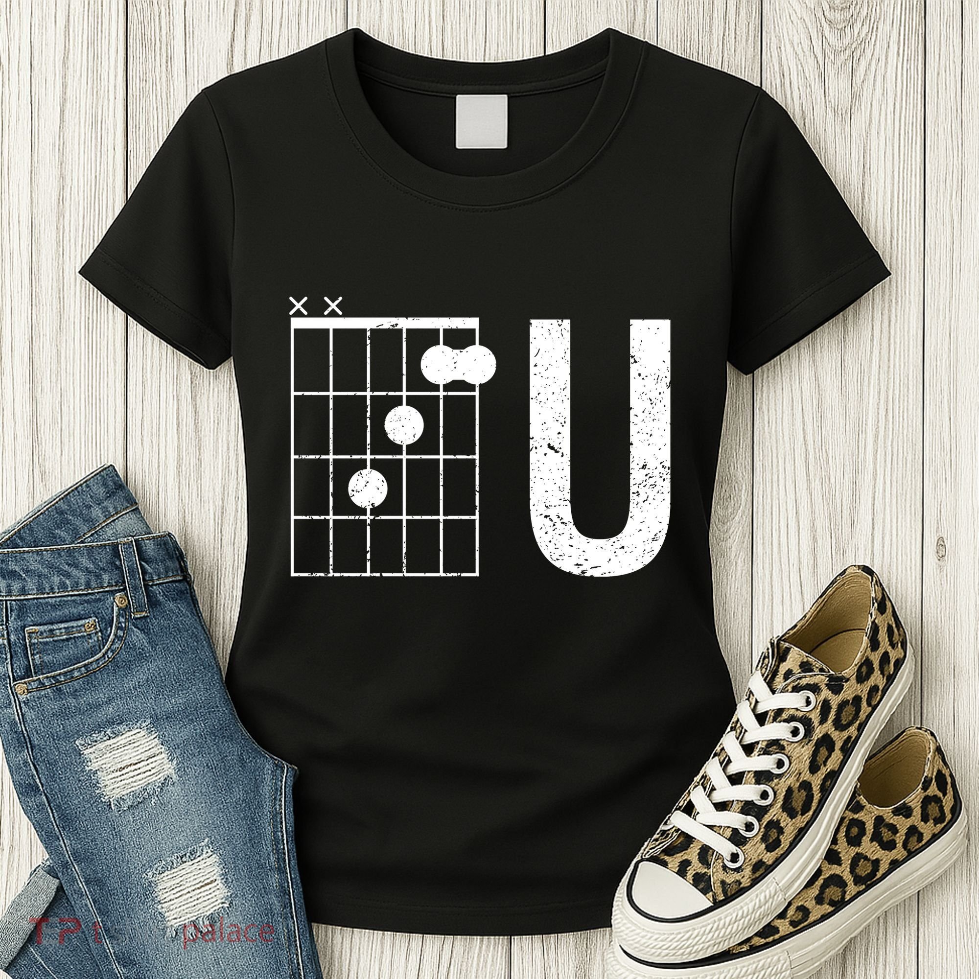 F U Guitar Chord Music Women's T-Shirt