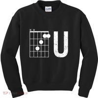 F U Guitar Chord Music Kids Sweatshirt thumb 0