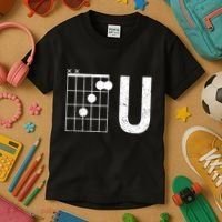 F U Guitar Chord Music Kids T-Shirt thumb 3