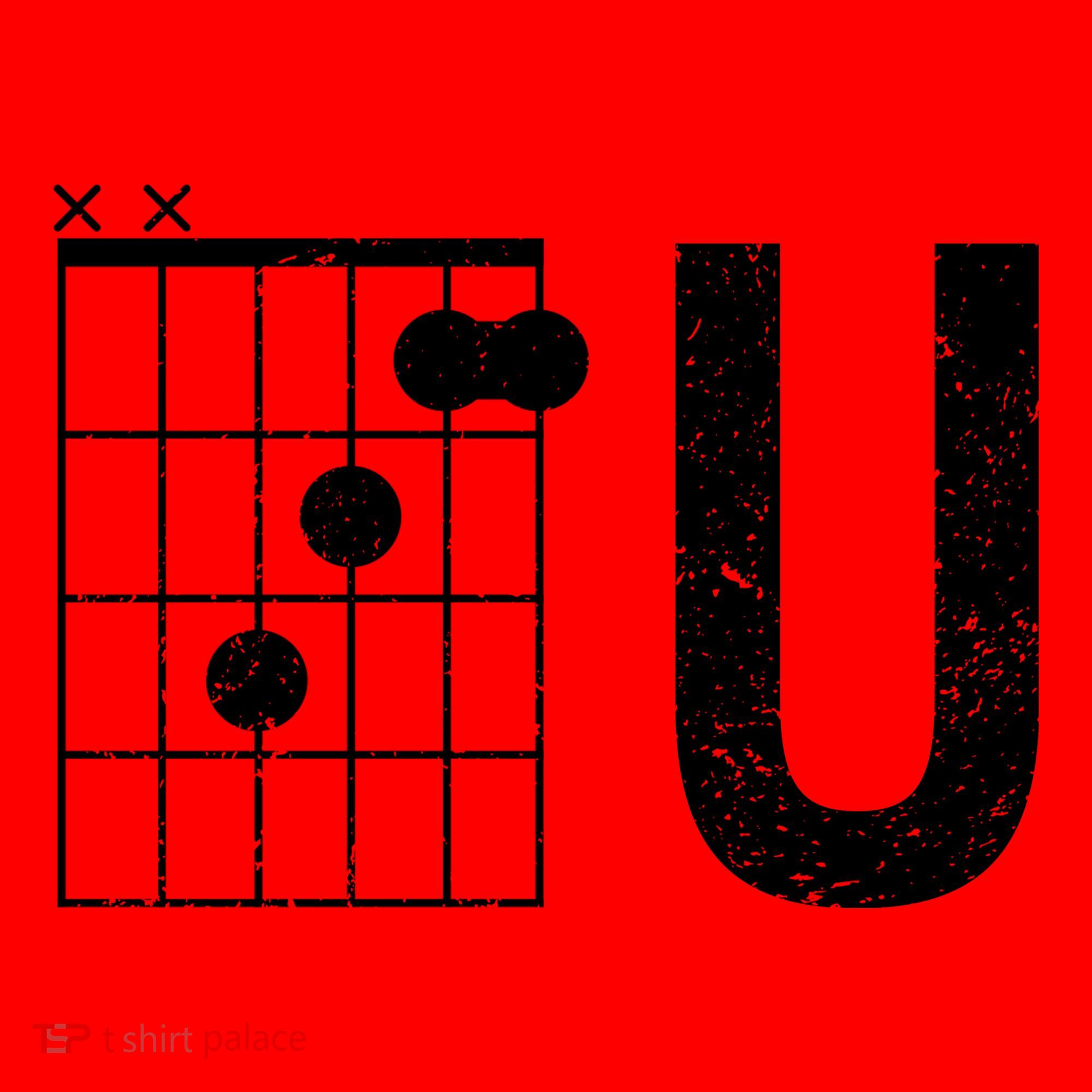 F U Guitar Chord Music Santa Hat