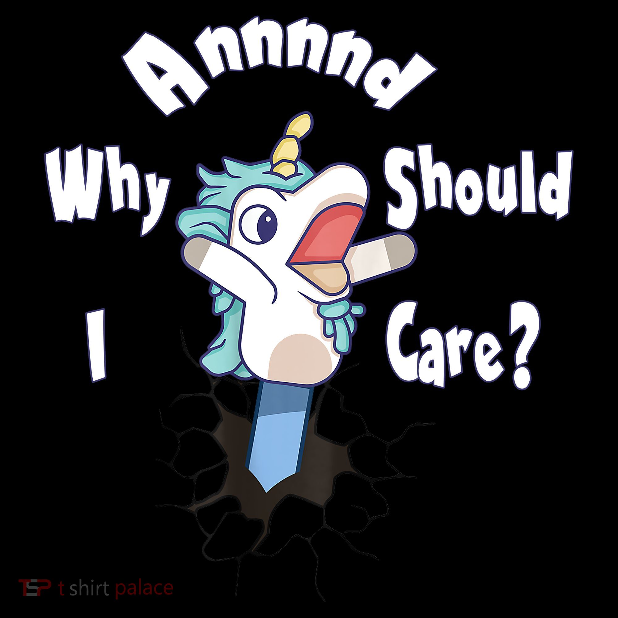 Funny Unicorn Gift And Why Should I Care? Coaster