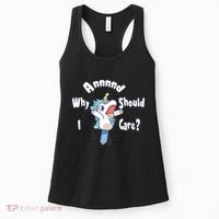 Funny Unicorn Gift And Why Should I Care? Women's Tank Top thumb 0