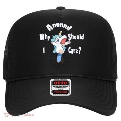 Funny Unicorn Gift And Why Should I Care? Hat