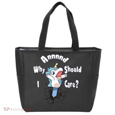 Funny Unicorn Gift And Why Should I Care? Tote Bag