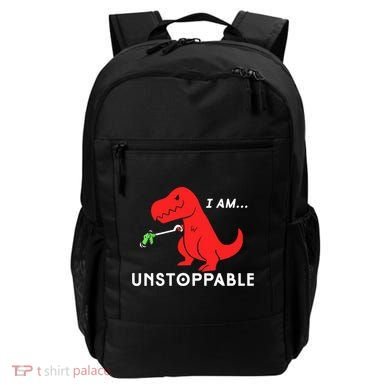 Funny Unstoppable Gift Funny TRex Dinosaur Gift Backpack