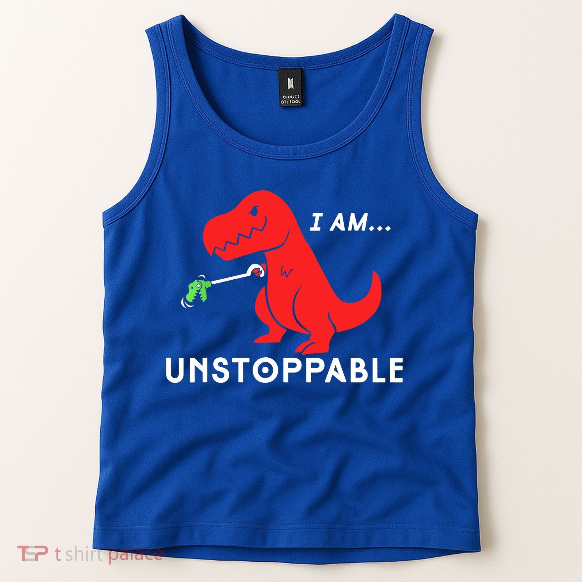 Funny Unstoppable Gift Funny TRex Dinosaur Gift Tank Top