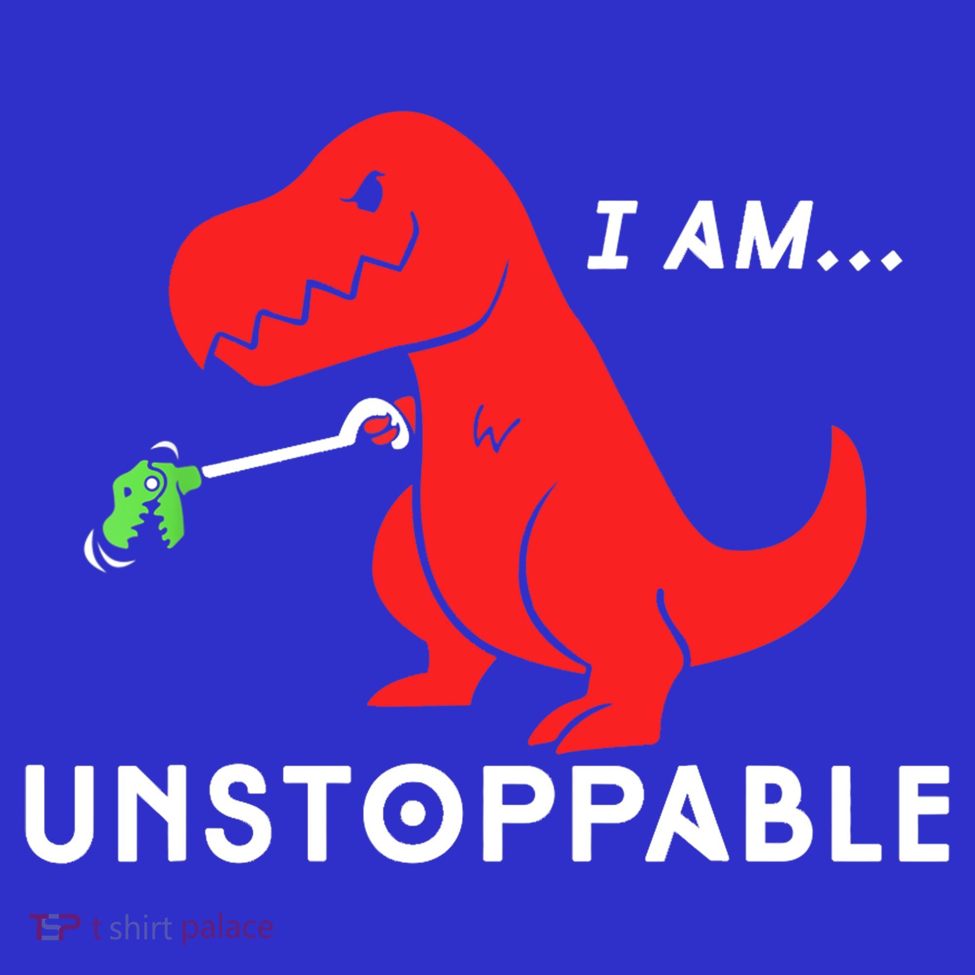 Funny Unstoppable Gift Funny TRex Dinosaur Gift Tank Top