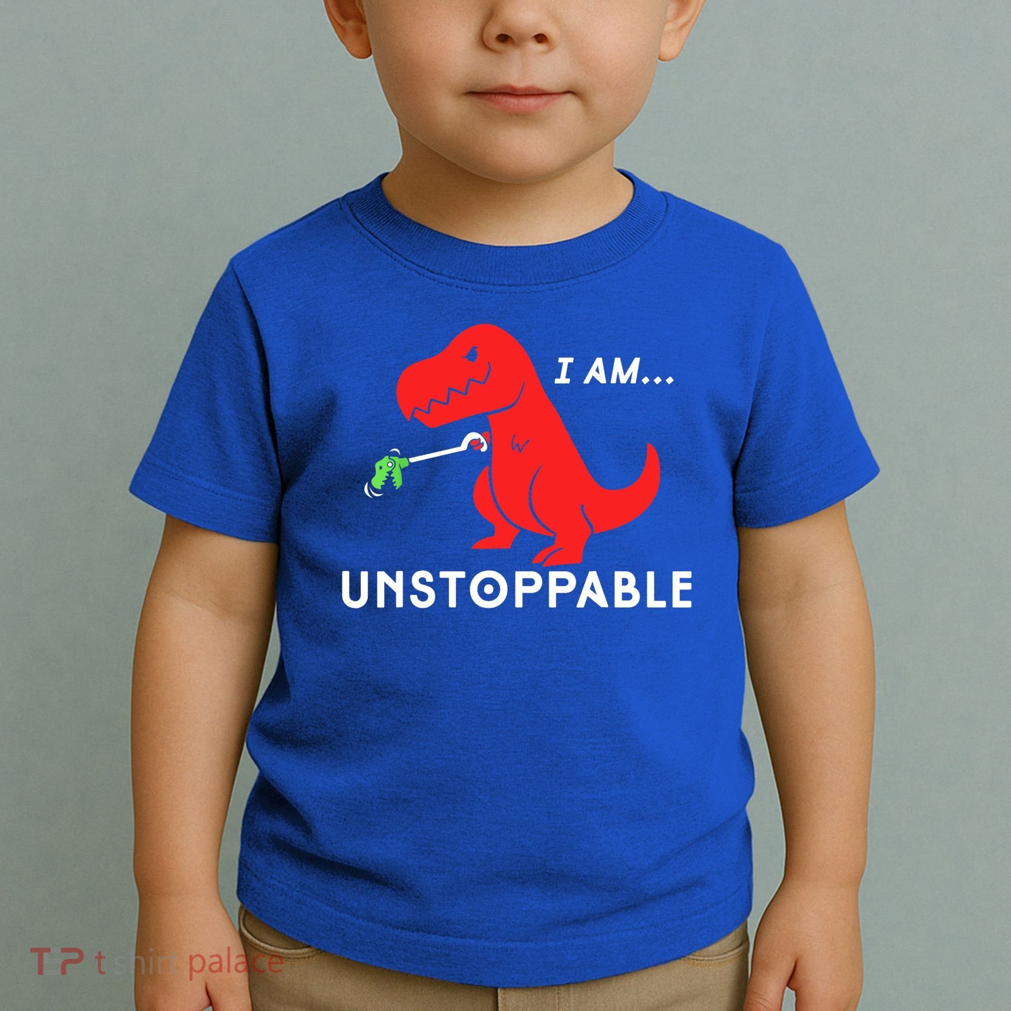 Funny Unstoppable Gift Funny TRex Dinosaur Gift Toddler T-Shirt