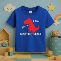 Funny Unstoppable Gift Funny TRex Dinosaur Gift Toddler T-Shirt thumb 3