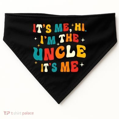 Funny Uncle Gifts Cool Uncle USA-Made Doggie Bandana